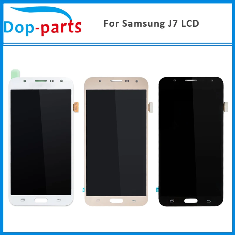 

100Pcs Top Quality LCD Display For Samsung Galaxy J7 J700F J700M J700H LCD Touch Screen Digitizer Assembly Replacement Parts