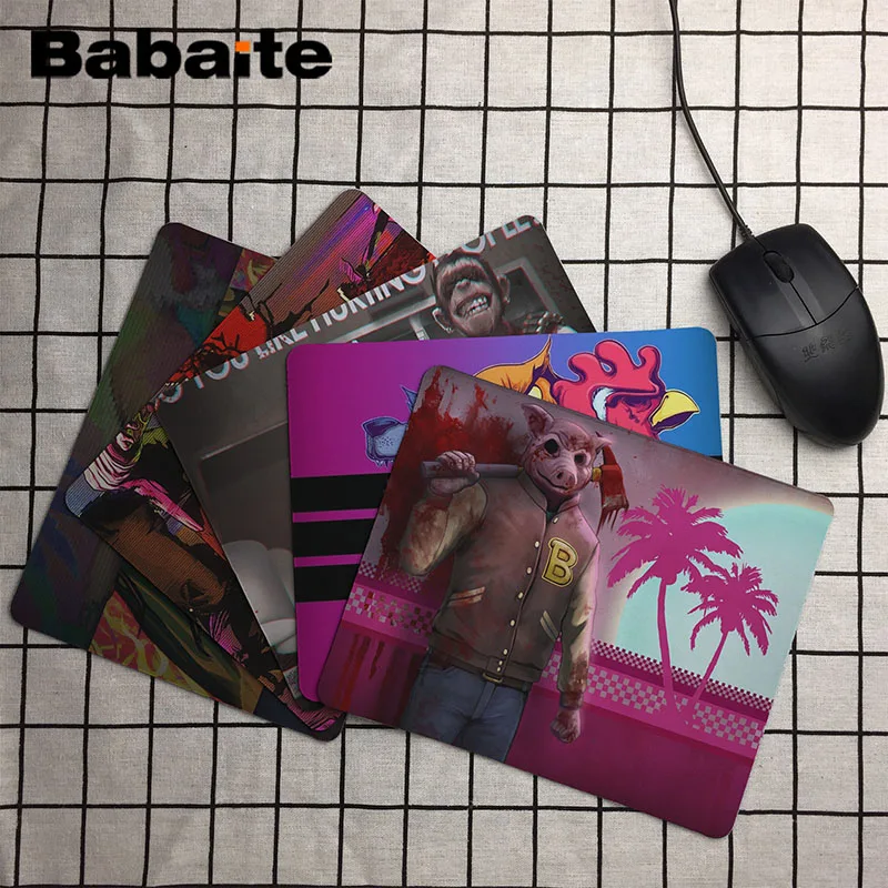 

Babaite Video games Hotline Miami High Speed New Mousepad Size for 18X22cm Speed Version Gaming Mousepads