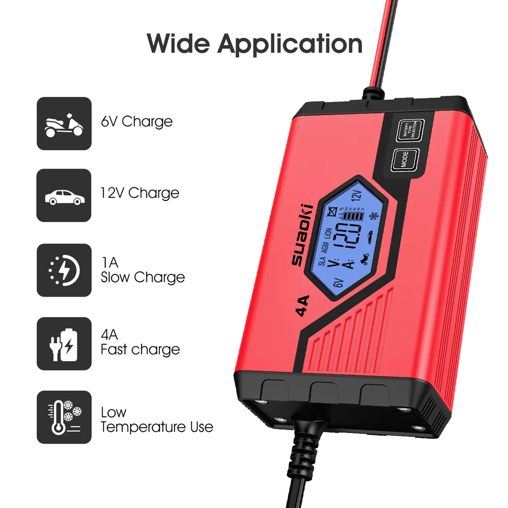 Suaoki ICS4 Plus CarJump стартер, внешний аккумулятор, внешнее перезаряжаемое зарядное устройство для мотоцикла, автомобильное зарядное устройство