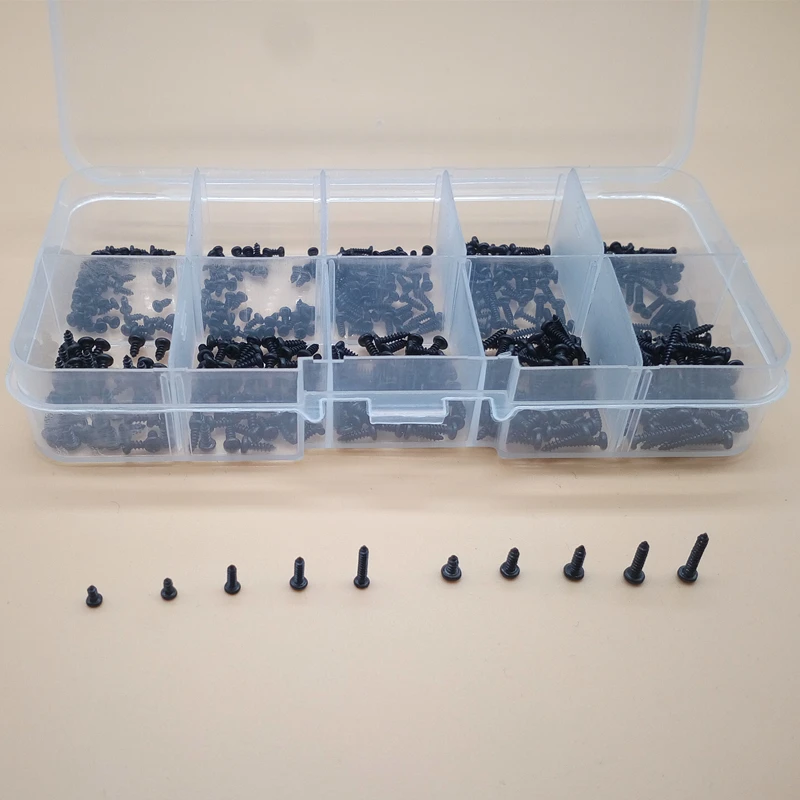 m1.7, kit de parafusos de madeira pequenos eletrônicos