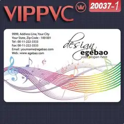 20037-1 CMYK офсетной печати карт матовая ПВХ cardceocard