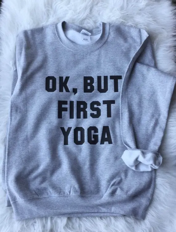 Yoga Slogan Jumper