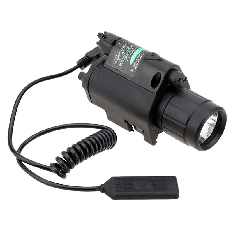 

Hunting Tactical powerful LED Flashlight Light torch 800LM + Green dot Laser Sight For Pistol rifle Gun Hunting