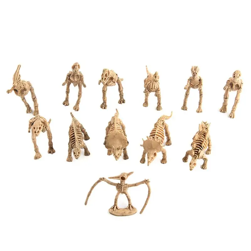 

12Pcs Novelty Dinosaur Models Fossil Skeleton Models Kits Room Decoration Children Dinosaur Toys Creative Kids Adult Gifts