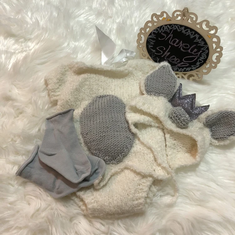 3-6 months baby photography clothes