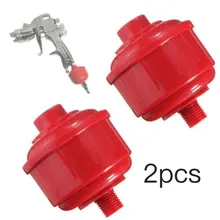 2 шт автомобиль одноразовый спрей краска жидкость ловушка для воды промывка фильтр красный ABS