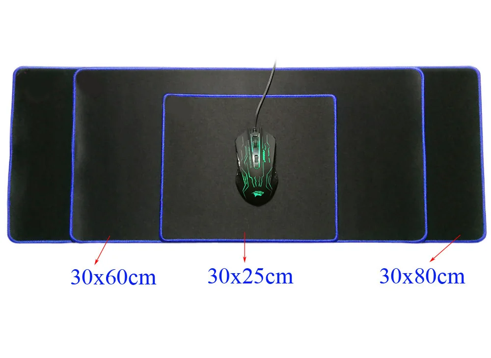 Сплошной большой игровой коврик для мыши красный/синий/черный с запирающимся краем Настольный коврик для мыши с клавиатурой большой игровой коврик для мыши геймер для CSGO Dota 2