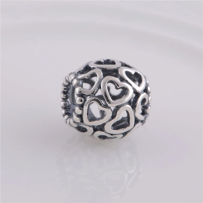 

LW164 100% Authentic 925 Sterling Silver charm bead Fits European Pandora style Bracelet Snake Chain Free Shipping