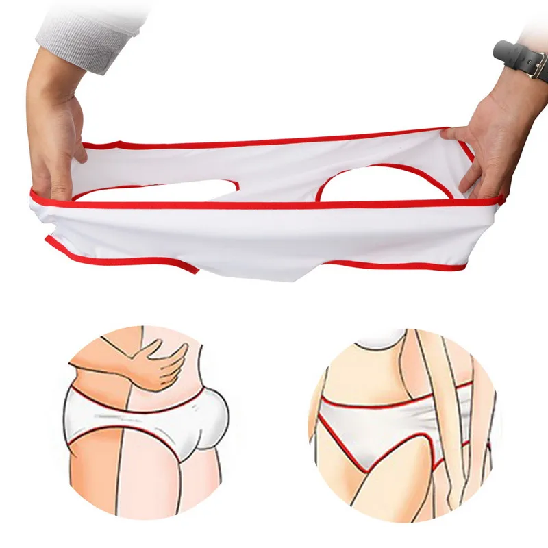 Sexy Erotic Double underwear sexy G-String T pants thong Erotic Panties for couple sexy lingerie for gay man and women sissy