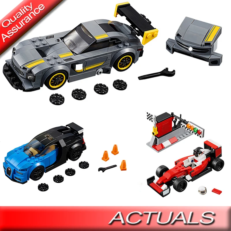 

BELA 28001 28002 28003 Technic CHIRON Building Blocks Speed Champion Racing Car Toy Compatible with LEGO 75877 75878 75879