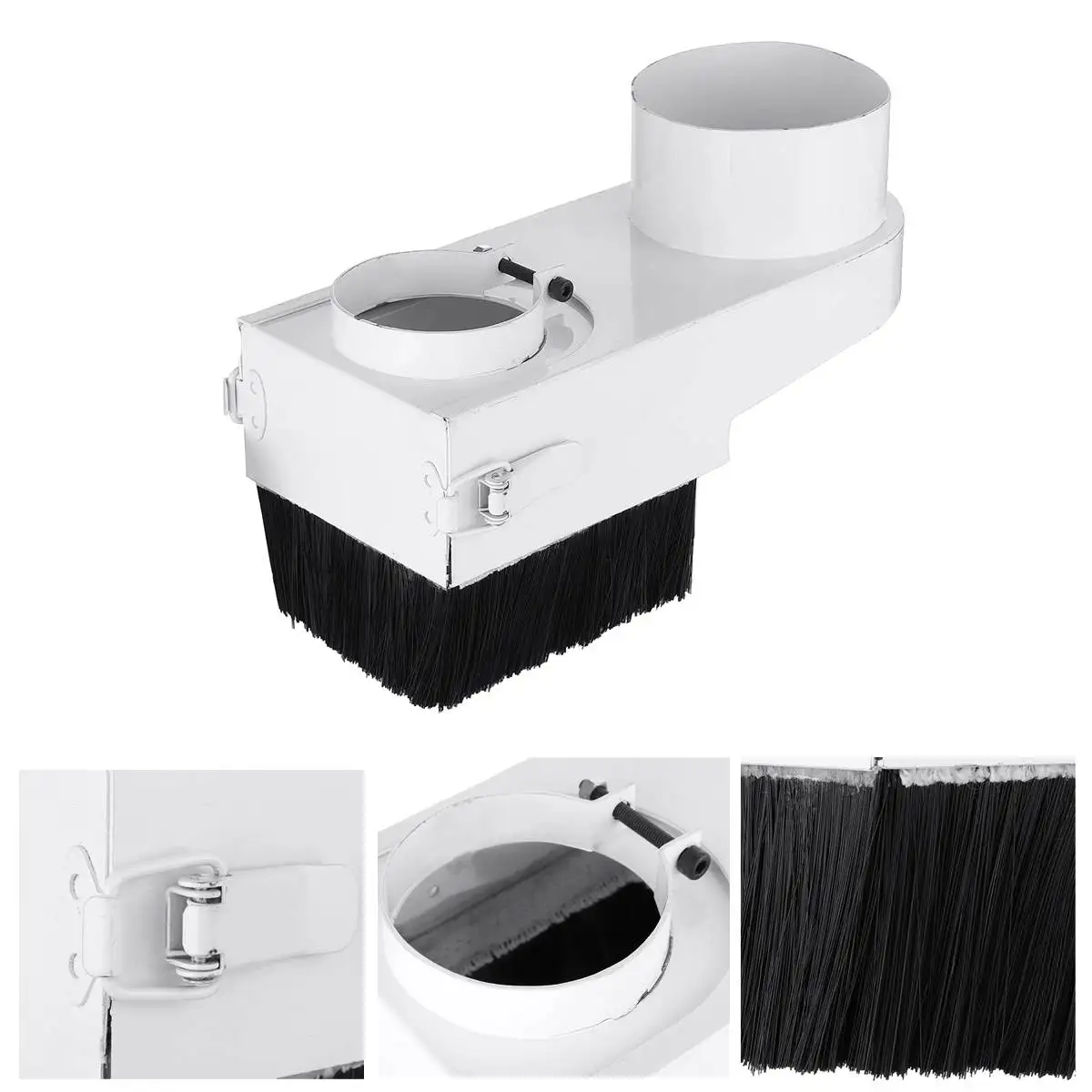 

70mm Spindle Motor Dust Shoe Brush Cover Cleaner For cnc Router Engraving Milling Machine Woodworking Tools Dust Removal