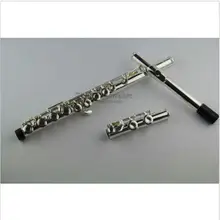 16 Ключ закрытый Флейта с отверстиями Серебро хорошее качество звука/ветер