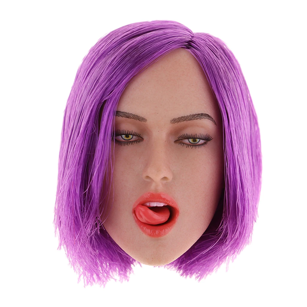 1/6 Scale Seamless European Shape Body Big Busts Carving Head Sculpt Model for 12'' TTL Enterbay /Kumik  Dolls Parts
