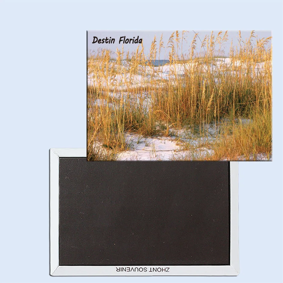 

Dunes at Dawn, Destin, Florida, Magnetic refrigerator stickers, tourist souvenirs, small gifts 24744