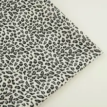 Booksew хлопок ткань предварительно вырезанный светильник черный цвет жир четверть ткани простой леопардовый Стиль Лоскутная Одежда украшение дома