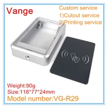 1 шт./лот intelligent card посещаемость проекта box 118*77*24 мм ABS пластик Корпус diy для системы безопасности устройства