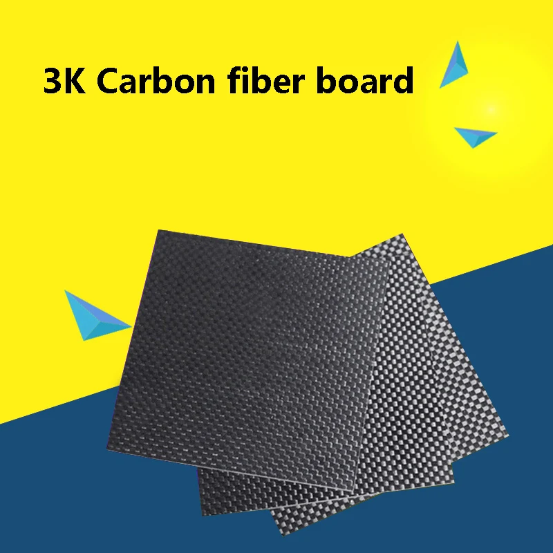 

3K FULL Carbon Fiber Sheet Plate Processing CNC custom 0.2/0.5/1/1.5/2/3/4/5/6/20mm Thickness High Composite Hardness Material