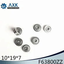 F63800ZZ подшипник фланцевый F63800Z 10 шт. 10*19*7 мм шарикоподшипники F63800