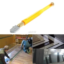 Портативный 173 мм Противоскользящий твердосплавный режущий инструмент колесо лезвие резчик по стеклу алмазный наконечник инструмент для 3 мм-15 мм стекло Ян Прямая поставка