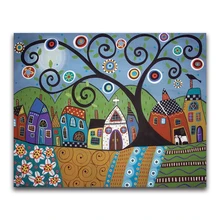 На заказ Алмазная Картина Дерево Мандала хижина вышивка крестиком Санта Клаус hibah домашний декор diy pintura Алмазная мозаика Круз полный квадрат