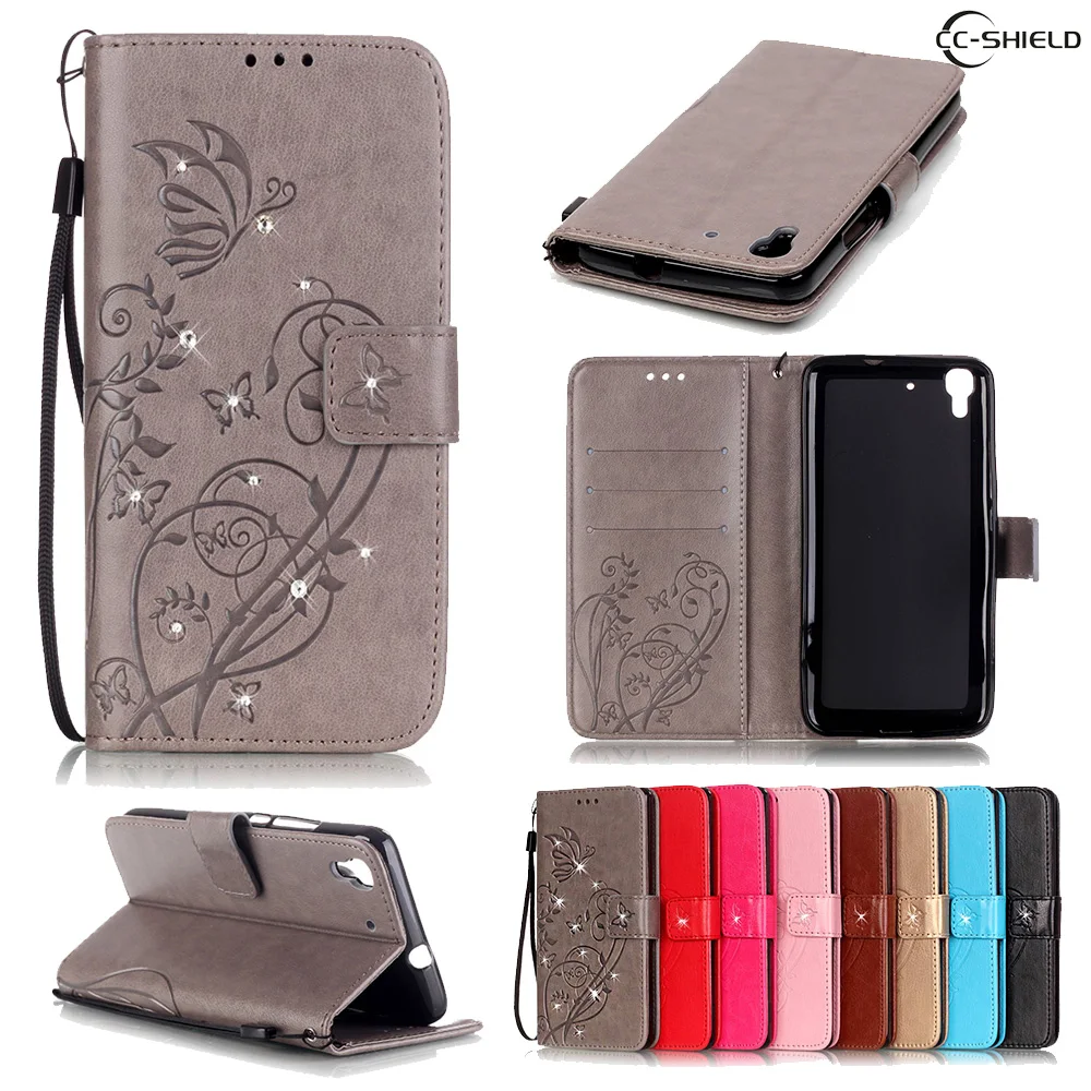 

Flip Case for Huawei Y6 SCL-L01 SCL-L21 Leather Diamond Phone Cover Case for Huawei Y 6 / Honor 4A 4 A SCL L01 L21 L03 U31 capa