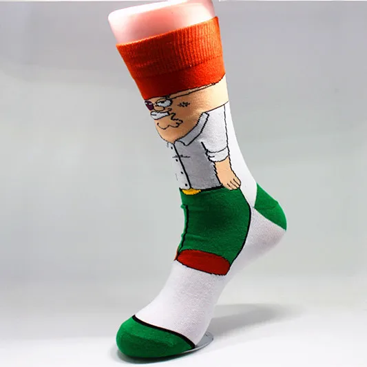 Носки с изображением героев мультфильмов Патрика, звезды, Dexter DeeDee Stewie, милые забавные хлопковые носки для мужчин и женщин, Спортивные Повседневные персонализированные мягкие удобные носки