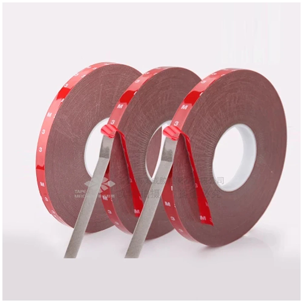 

1 Roll 1mm Thick 33m Long 3M Double Sided Acrylic Foam Adhesive Tape Strong Permanent Non-trace For Car Phone LCD Pannel Plastic