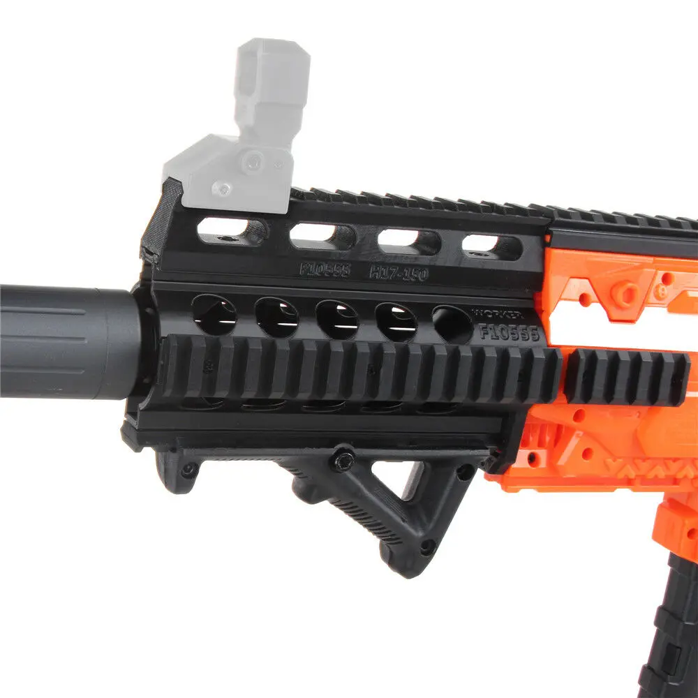 Рабочий мод F10555 передний баррель рельсы № 87 3D печатных для Nerf Stryfe изменить игрушки