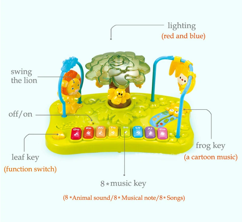 Детские игрушки 0-12 месяцев музыка деятельность развивающие игры центр игрушка для новорожденных младенцев Oyuncak Brinquedos Para bebe