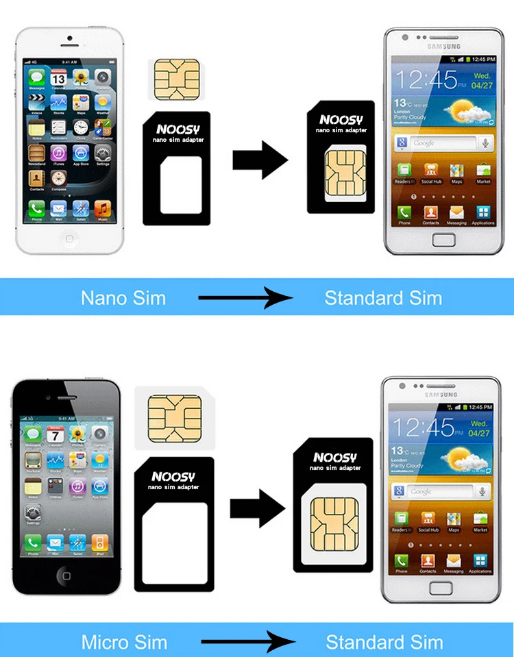 Cherie Универсальный 4 в 1 sim-карта адаптер трансформация 4 sim-карты разъем микро стандарт для iPhone samsung Xiaomi huawei