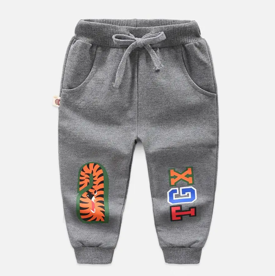 Retail New Warm Velvet Pants For 2-6 Yeas Solid Boys Girls Casual Sport Pants Jogging Enfant Garcon Kids Children Trousers DS29 - Цвет: F