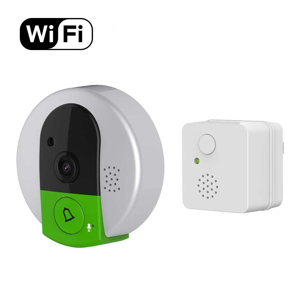CE High Quality 720P Motion Detection Alarm WiFi Smart Doorbell Phone System Video Door Peephole