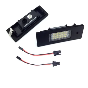 

2Pcs Led License Plate Light For BMW E63 24SMD Led Number License Plate Light Lamp White 6000k For BMW E63 E81 E87 F06