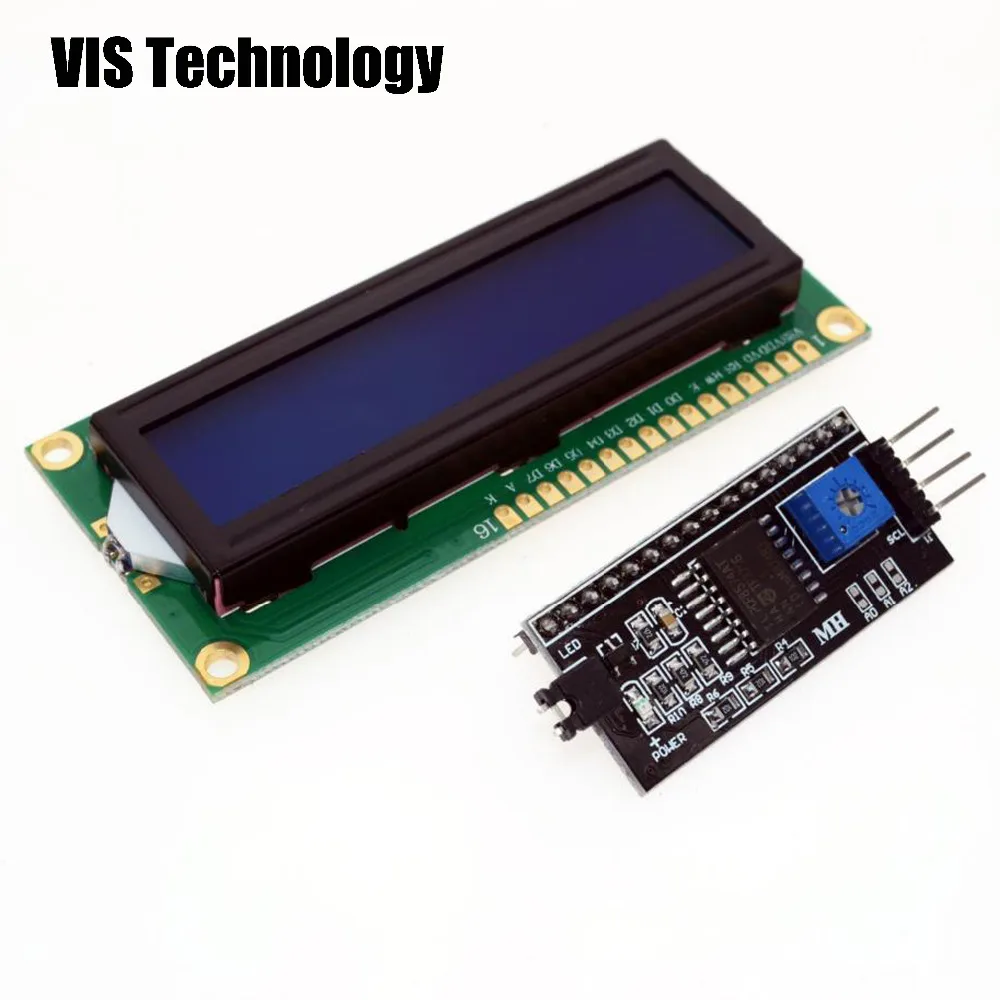

1pc IIC/I2C 1602 LCD Display Module Blue Screen for Arduino 3d SLA printer NanoDLP Thingiverse TOS