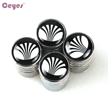 

CEYES Car-Styling Car Air Caps Airtight Cover Case For Daewoo Espero Nexia Matiz Lanos Nubira Badge Stainless Steel Car Styling