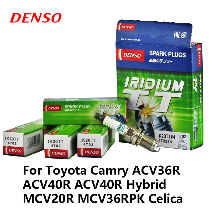 4 шт./компл. DENSO автомобильная свеча зажигания для Toyota Camry ACV36R ACV40R Hybrid MCV20R MCV36RPK Celica