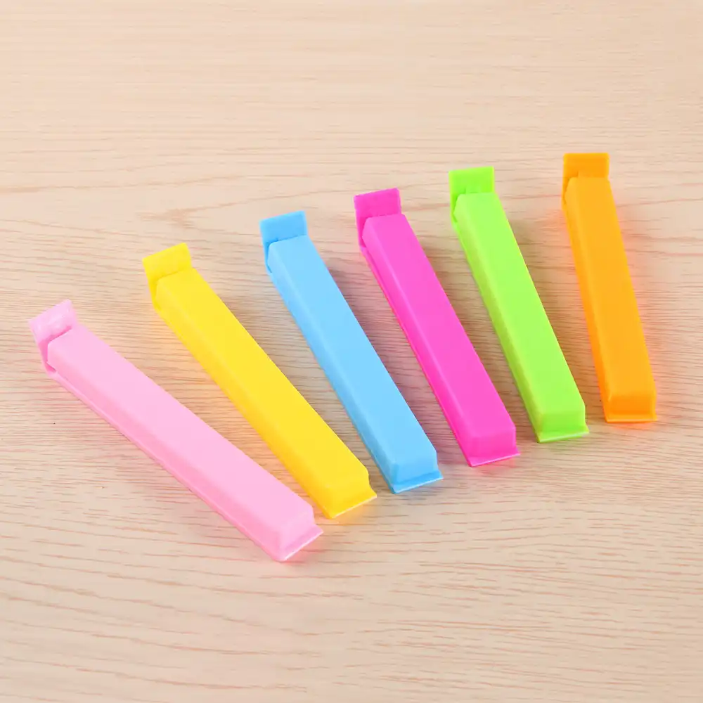 4pcs! Magic plastic bag clips food seal clip food seal