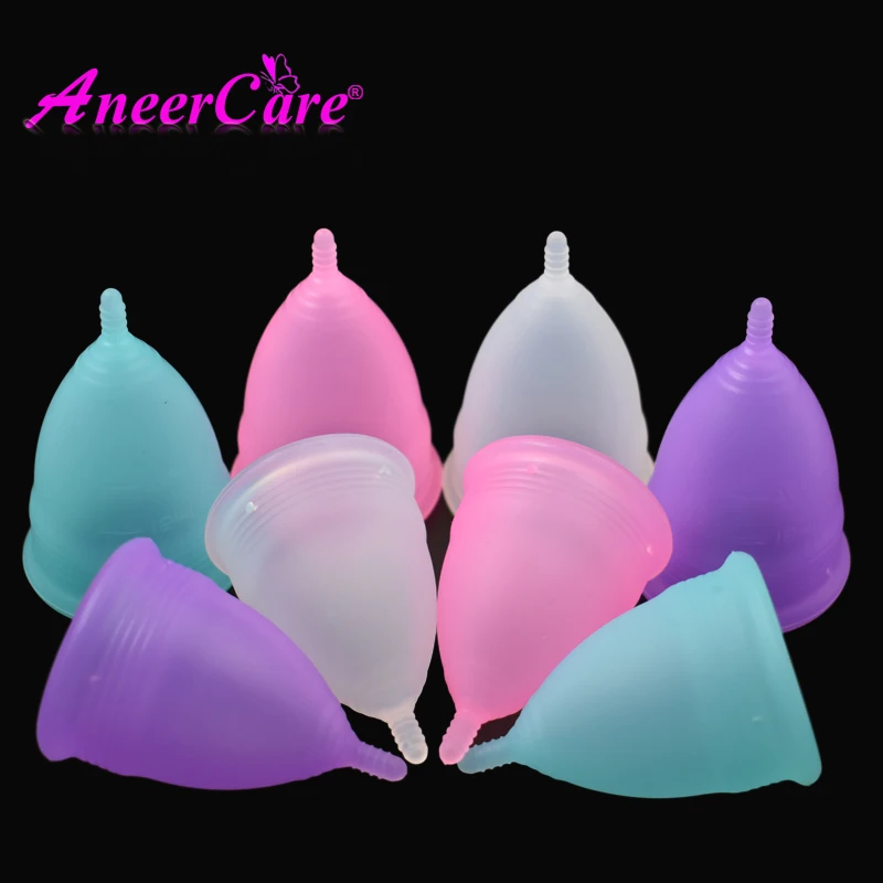 10pcs/lot silicone menstrual cup feminine hygiene lady cup prevent side leakage period cup collector menstrual viginal care