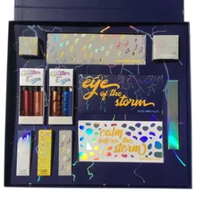 O Tempo de Jenner Tempestade Coleção Pacote Highlighter Eyeshadow Palette Shimmer Matte Batom Lipgloss Maquiagem Sombra De Olho