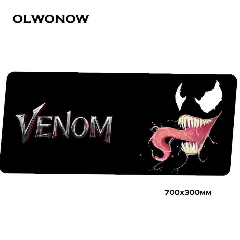 Venom mouse pad HD pattern 70x30cm pad to mouse Popular computer mousepad gaming mousepad gamer to laptop Adorable mouse mat - Цвет: Size 700x300x2mm