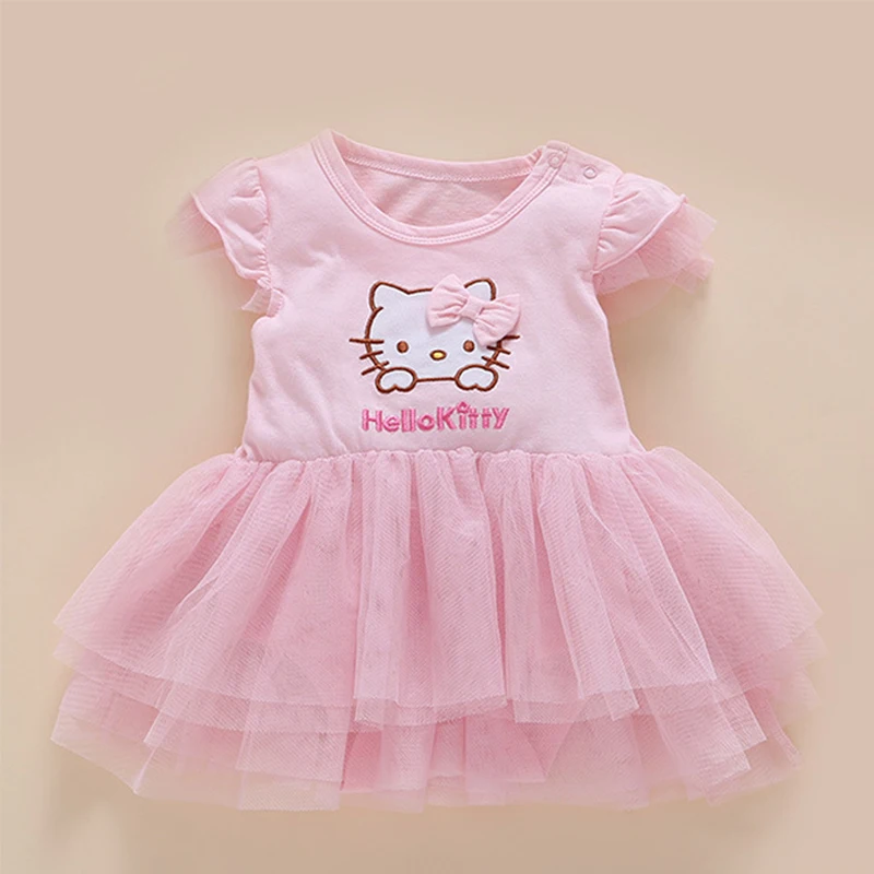 newborn baby girl 1st birthday princess dress Bow knot boutique