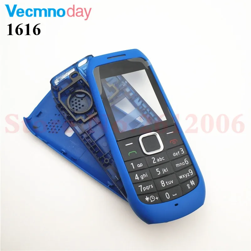 

Vecmnoday Housing Case For Nokia 1616 Full Complete Mobile Phone Housing Battery Cover Door Frame With Keyboard