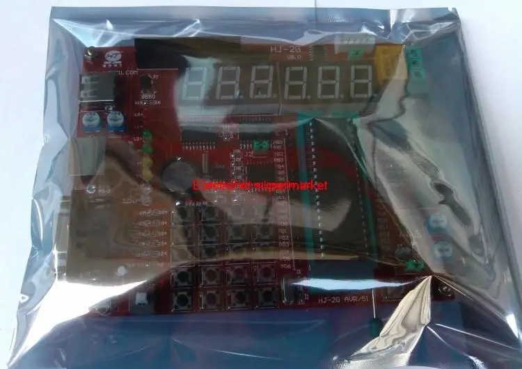 Обучающая плата PIC microcontroller экспериментная макетная 16F877A видеоинструкции|tutorial| |