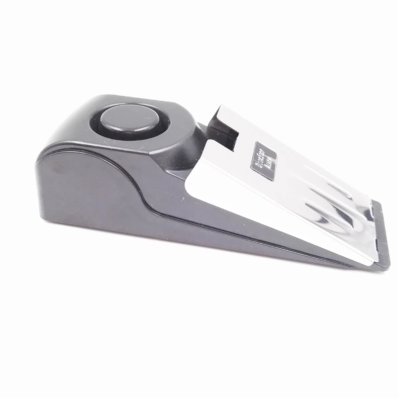 Home Alarm Door Stop Alarm 125db Door Block Vibration Alarm for Traveling Security Door Alarm Stopper Doorstop for Security Alarm 10