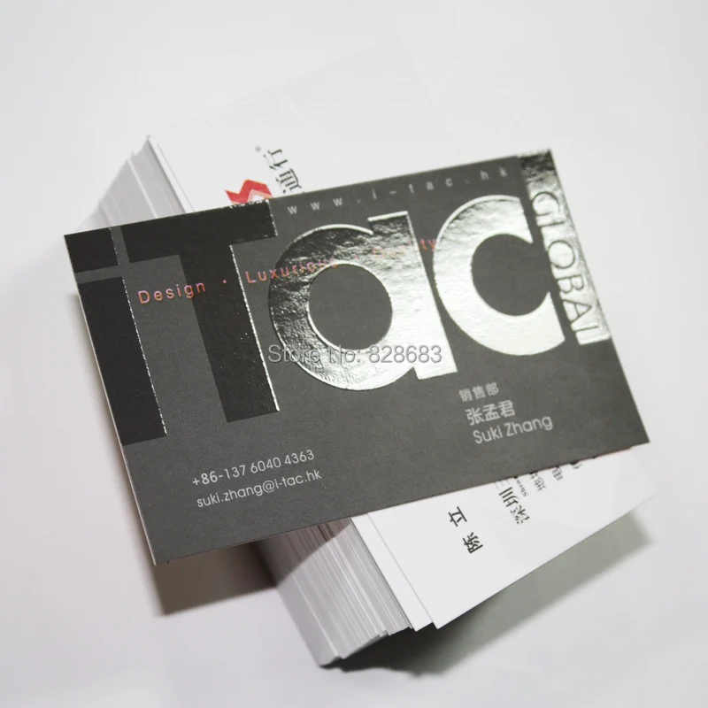 Buy Free shipping Two faced printed Paper Business