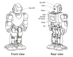 Альфа 1s Завод UBTECH 3D программируемый антропоморфный робот для интеллигентая (ый) жизнь 3D танцующий робот антропоморфный робот