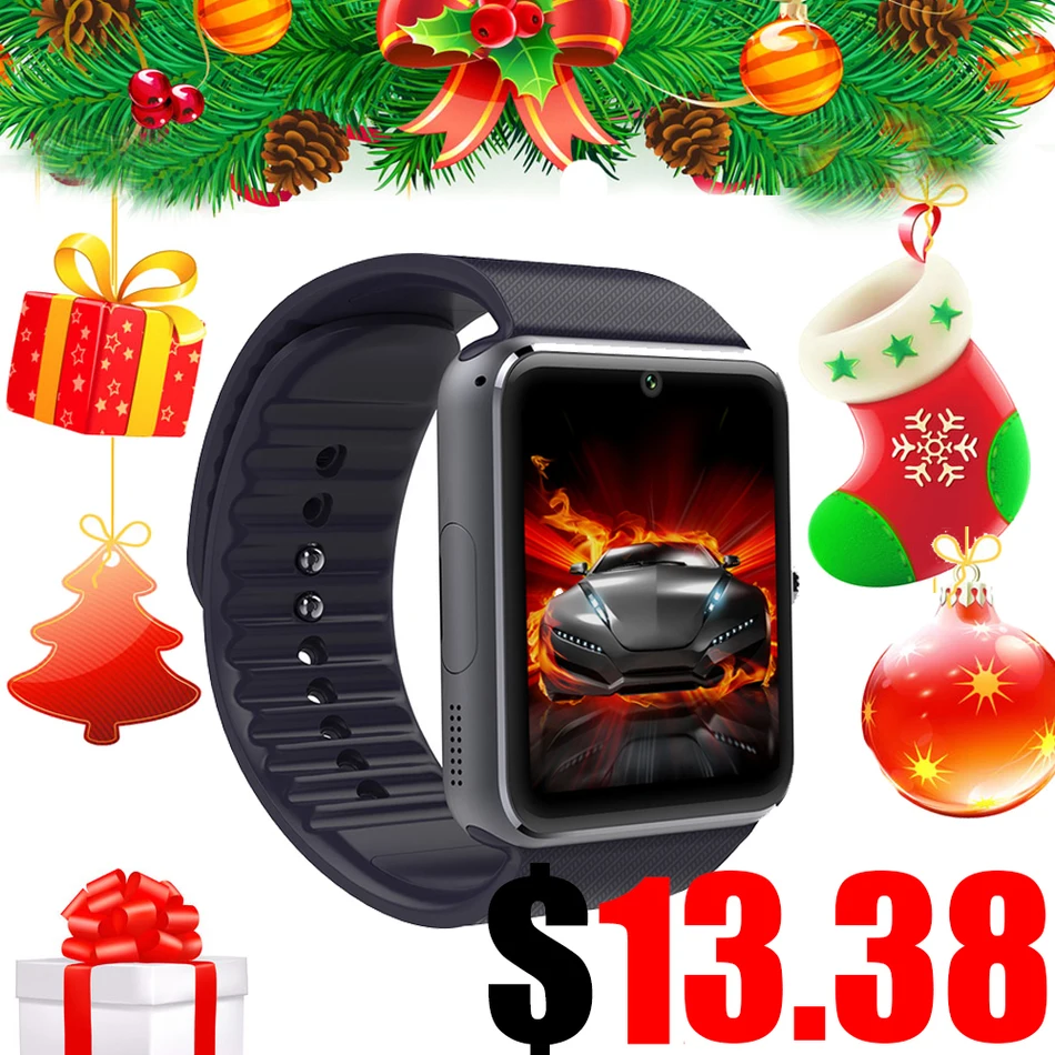 

GT08 Smart Watch Sync Notifier Support Sim Card Bluetooth Connectivity Apple iphone Android Phone Smart Watch