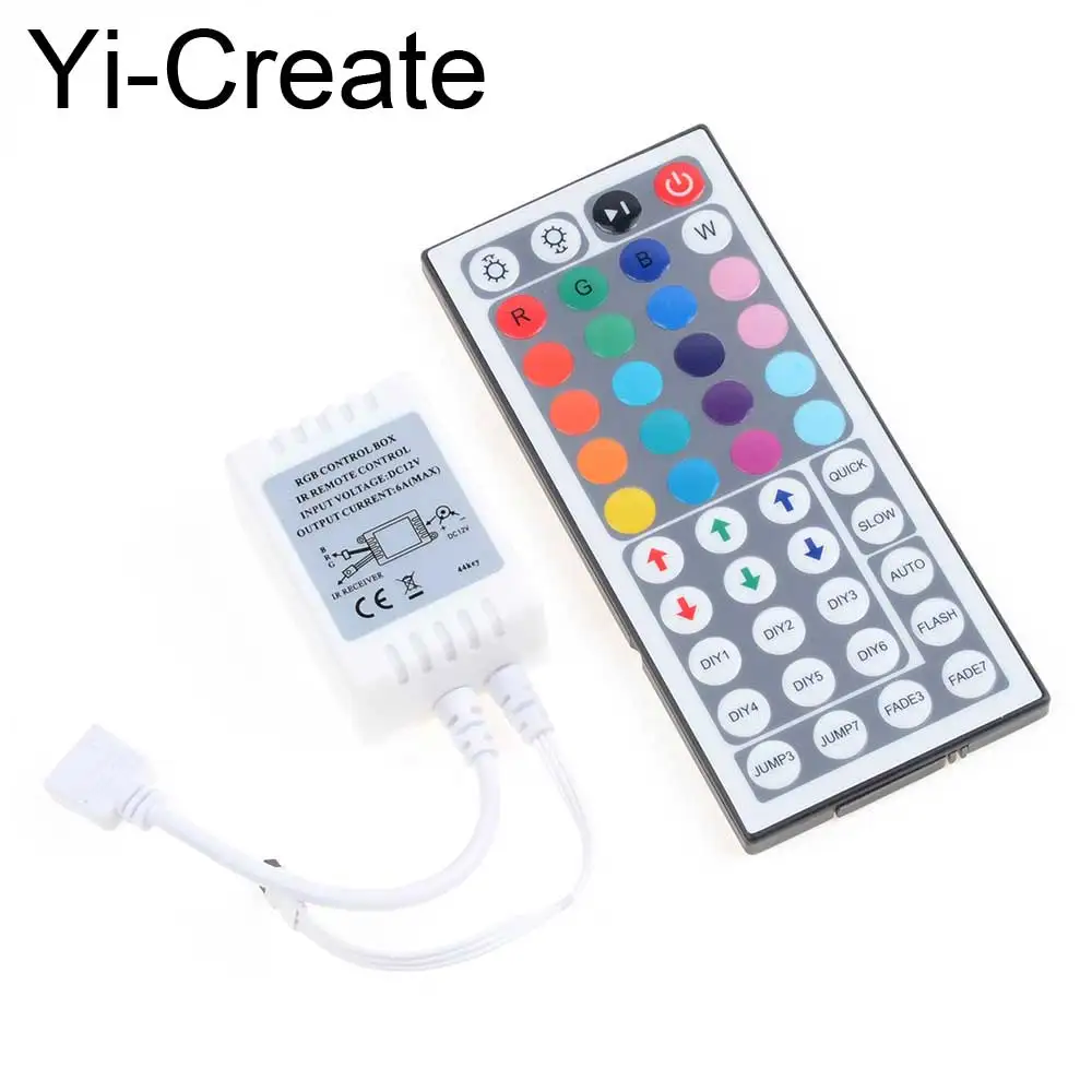 1 упаковка 44key 24key 10key ИК RF SMD 3528 5050 RGB светодиодный регулятор линейного светильника