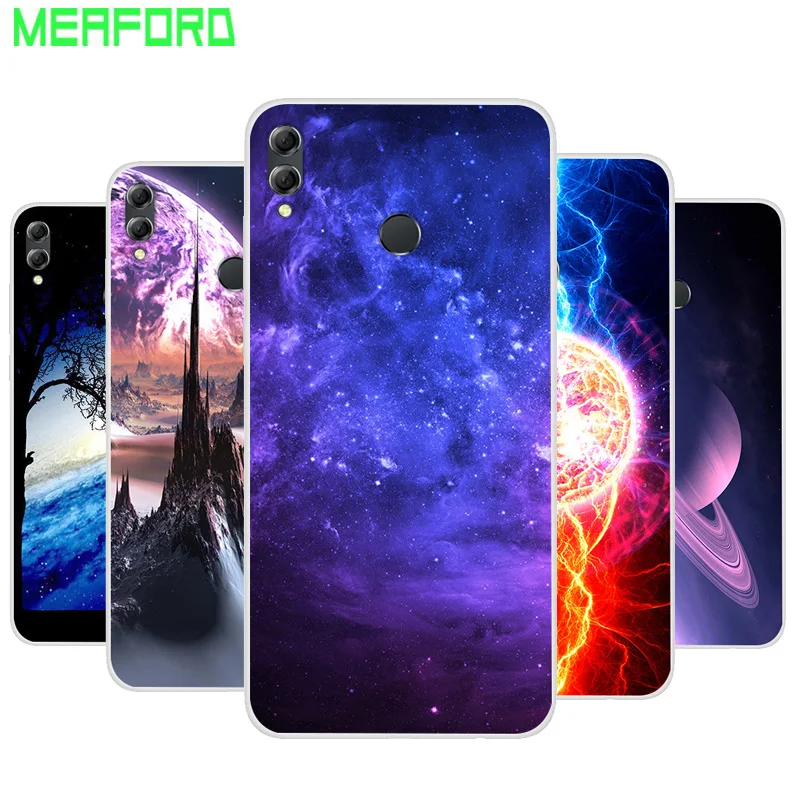 

Silicone Case For Huawei Honor 8X Soft Print Back Cover For Huawei Honor 9X Pro Clear bumper Phone Case for honor 8X X8 MAX 8C