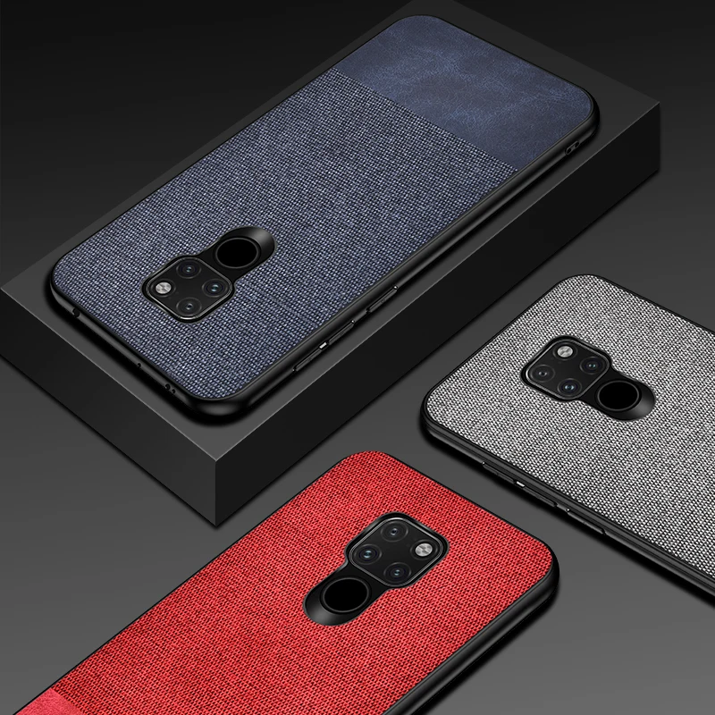 Для HUAWEI mate 20 Pro цвета сращивания ткани тпу Sofr чехол для Lite крышка |